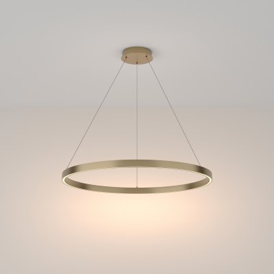 Rim - Lampa wisząca 1 (mosiądz, 4000K, 80cm)