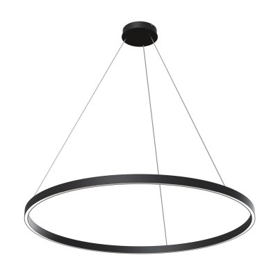 Rim - Lampa wisząca 1 (czarna, 3000K, 100cm)
