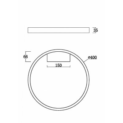 Rim - Plafon 40 (czarny)