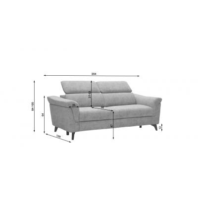 Hampton - Sofa 3 os.