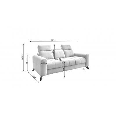 Imperio - Sofa 3 os.