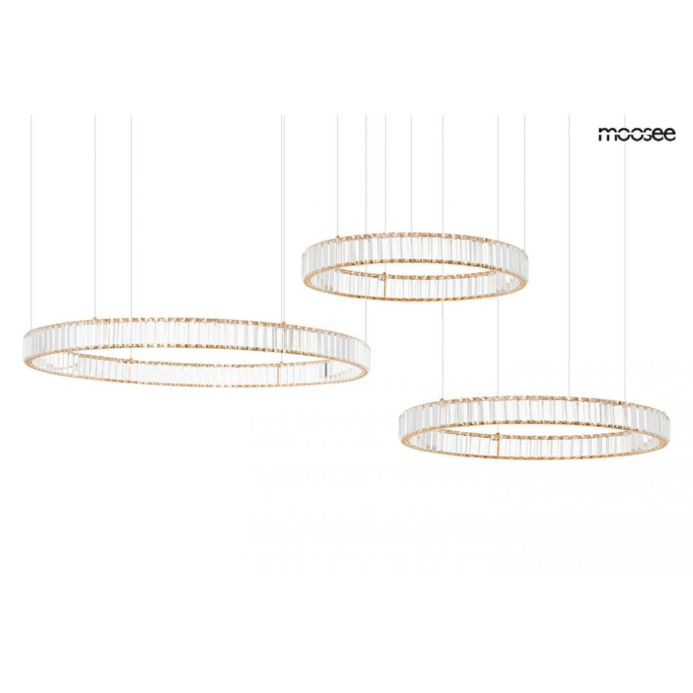 MOOSEE lampa wisząca LIBERTY 3B złota