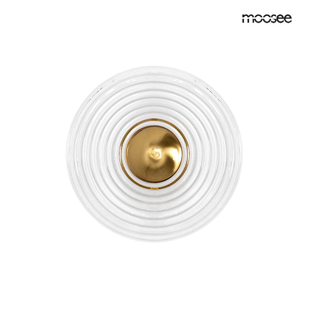 MOOSEE lampa ścienna ONDA złota