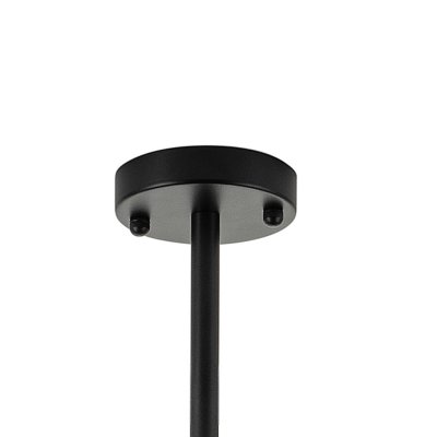 Lampa wisząca ASTRIFERO-15 bursztynowo czarna 110 cm
