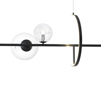 Lampa wisząca ORION LONG-90 czarna 90 cm