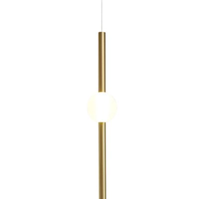 Lampa wisząca O-LINE LED 93 cm mosiądz