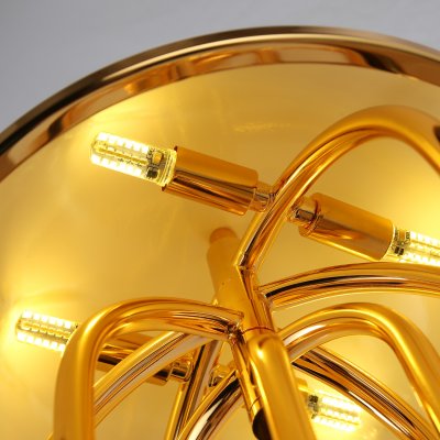 Lampa stołowa DOLCE VITA biało złota 60 cm