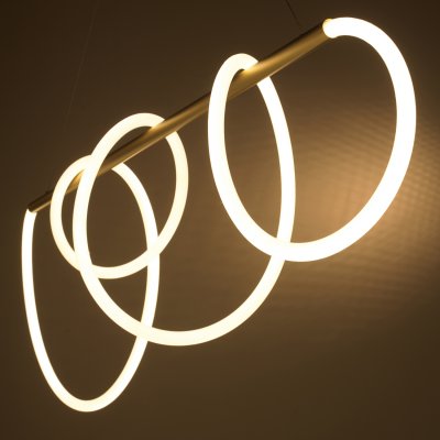 Lampa wisząca FANTASIA LED złota 120 cm
