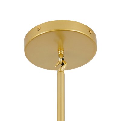 Lampa wisząca MODERN ORCHID-9 złoto szara 150 cm