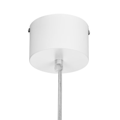 Lampa wisząca DIVERSO biała matowa 40 cm