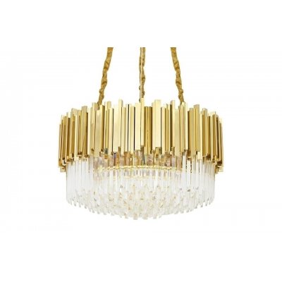 Lampa wisząca IMPERIAL GOLD 60 - stal, kryształ