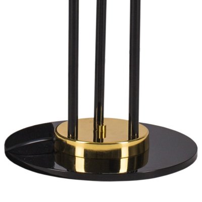 Lampa stojąca GOLDEN PIPE-3 czarno złota 180 cm