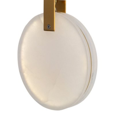 Lampa wisząca MARBLE LED marmurowo złota 30 cm