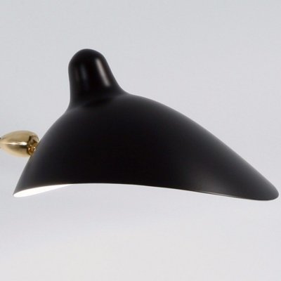 Lampa stojąca CRANE-3F czarna 210 cm