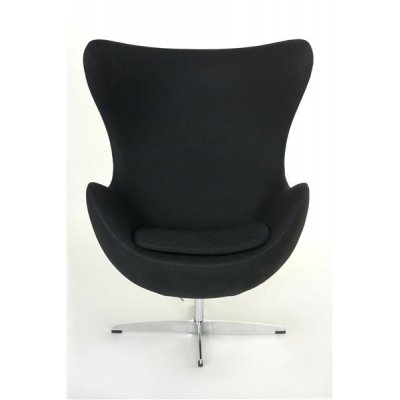 Fotel Jajo czarny kaszmir 1 Premium