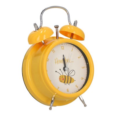 Zegarek budzik Honeybee żółty