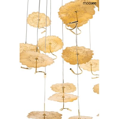 MOOSEE lampa wisząca LEAFS DISC złota