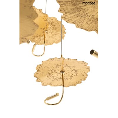 MOOSEE lampa wisząca LEAFS DISC złota