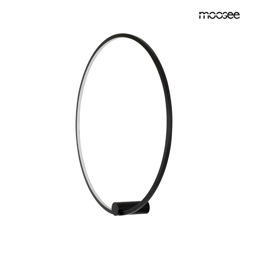 MOOSEE lampa ścienna HOOP 60 czarna