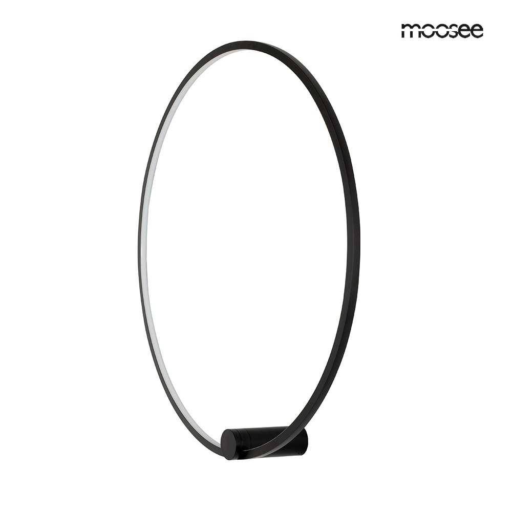 MOOSEE lampa ścienna HOOP 80 czarna