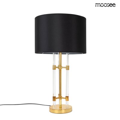 MOOSEE lampa stołowa MOXY złota / czarna
