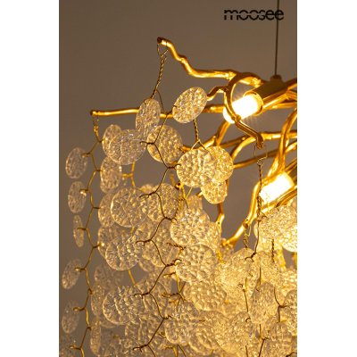 MOOSEE lampa wisząca RIVIERA 80 złota /   clear