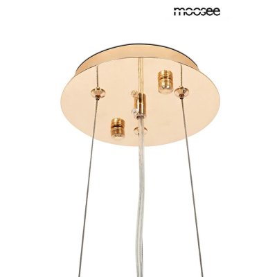 MOOSEE lampa wisząca RIVIERA 80 złota /   clear