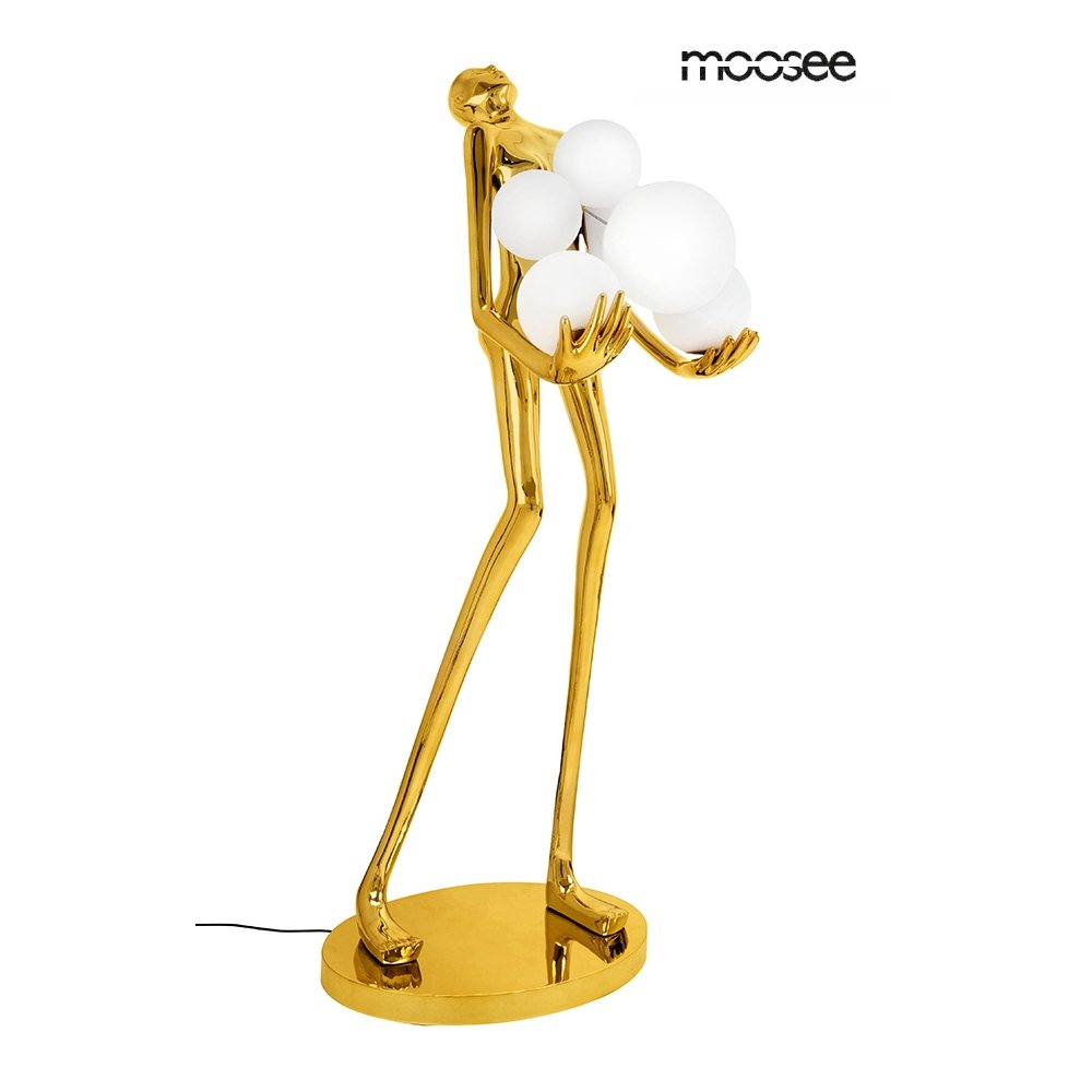 MOOSEE lampa podłogowa HUMAN GOLD         PREMIUM