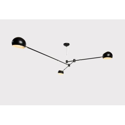 Lampa wisząca ASTRONOMY-3 czarna 175 cm