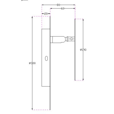 Lampa ścienna PILLS biała 30cm