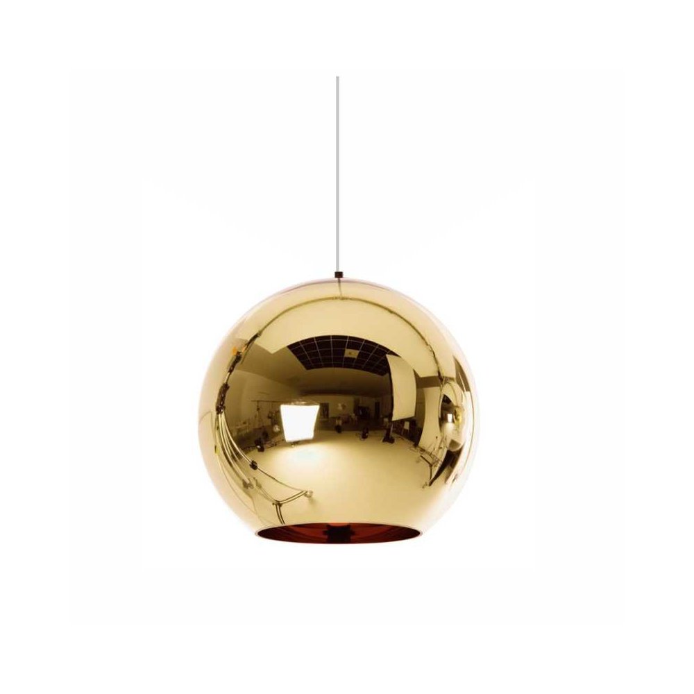 Lampa wisząca MIRROR GLOW - L złota  40 cm