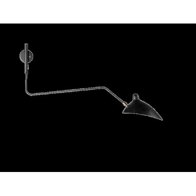 Lampa ścienna CRANE-1W czarna 99 cm