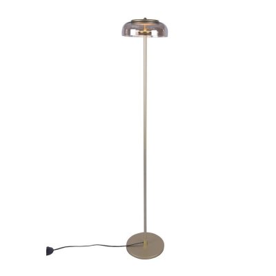 Lampa stojąca DISCO LED złota