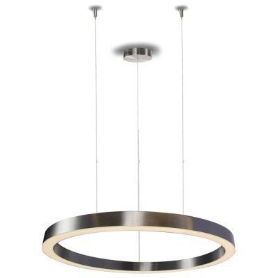 Lampa wisząca CIRCLE 80 LED nikiel szczotkowany 80 cm