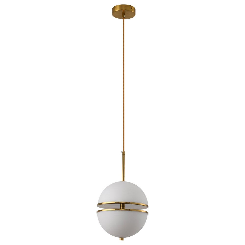 Lampa wisząca SFERA-1 LED złota 20 cm