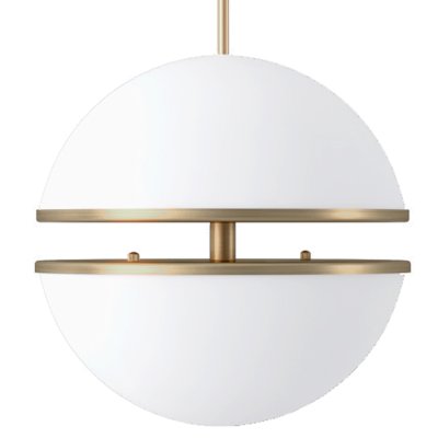 Lampa wisząca SFERA-3 LED złota 50 cm