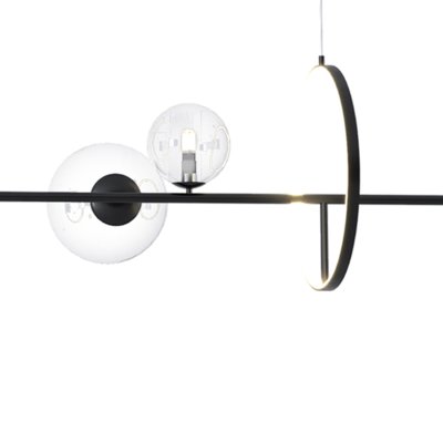 Lampa wisząca ORION LONG-120 czarna 120 cm