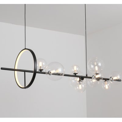 Lampa wisząca ORION LONG-120 czarna 120 cm