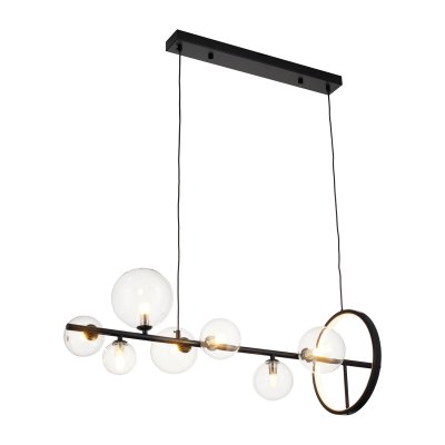 Lampa wisząca ORION LONG-90 czarna 90 cm