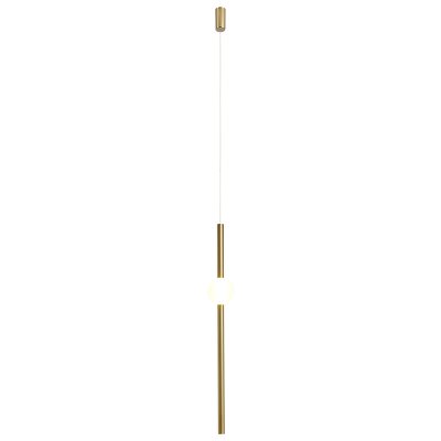 Lampa wisząca O-LINE LED 93 cm mosiądz