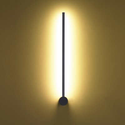 Lampa ścienna SPARO czarna 60 cm