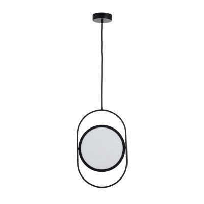 Lampa wisząca ELIPSE M LED czarna 45 cm