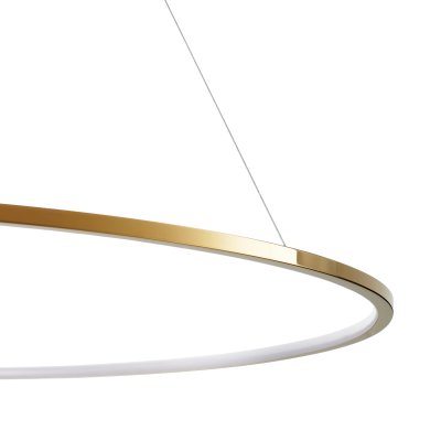 Lampa wisząca CIRCLE SLIM 120 LED złoty 120 cm