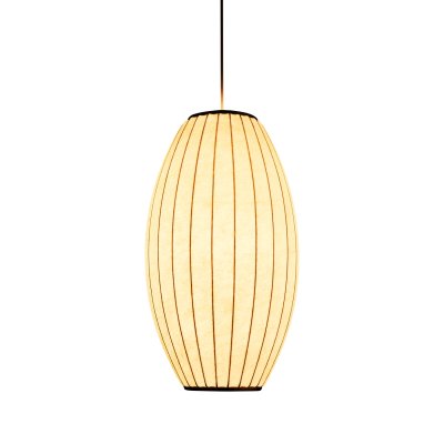 Lampa wisząca SILK BARREL biała 50 cm