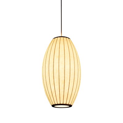 Lampa wisząca SILK BARREL biała 50 cm