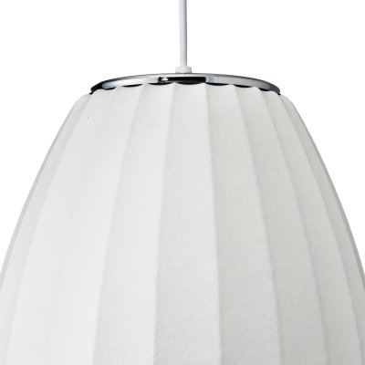 Lampa wisząca SILK BARREL biała 60 cm