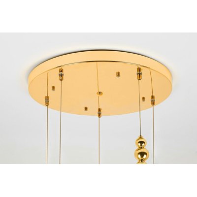 Lampa wisząca BUTTERFLY DISC 5 złota