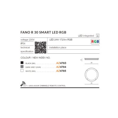 Fano R30 Smart RGB- Lampa wisząca