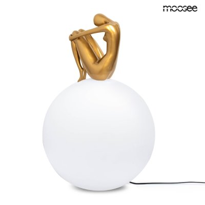 MOOSEE lampa podłogowa UOMO 35 złota