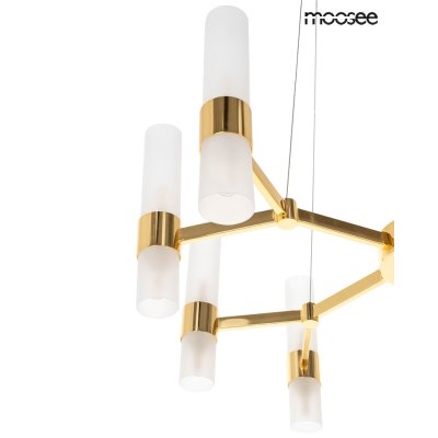 MOOSEE lampa wisząca TUBS 10 złota